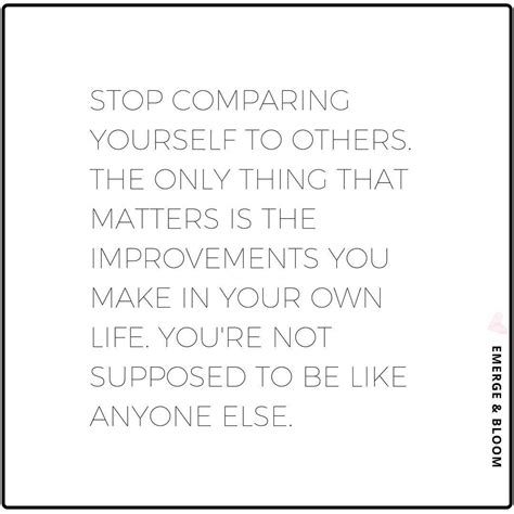 Embrace And Express Your Uniqueness Stop Comparing Yourself To Others