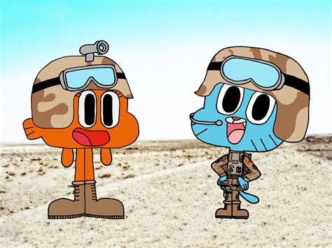 Private Darwin And Sergeant Gumball By Osopod2 On Deviantart