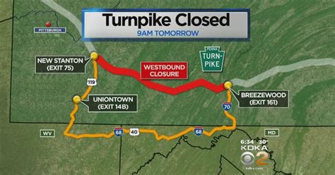 Turnpike Closure Today Redpit Category