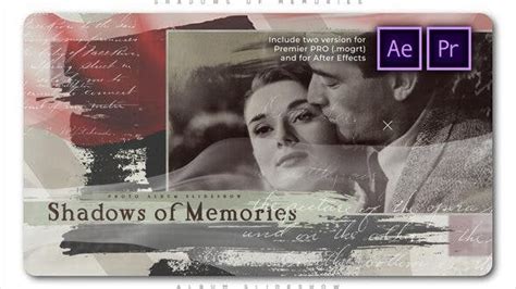 Premiere pro templatesfree premiere pro. Shadows of Memories Album Slideshow - Videohive 27456705 ...