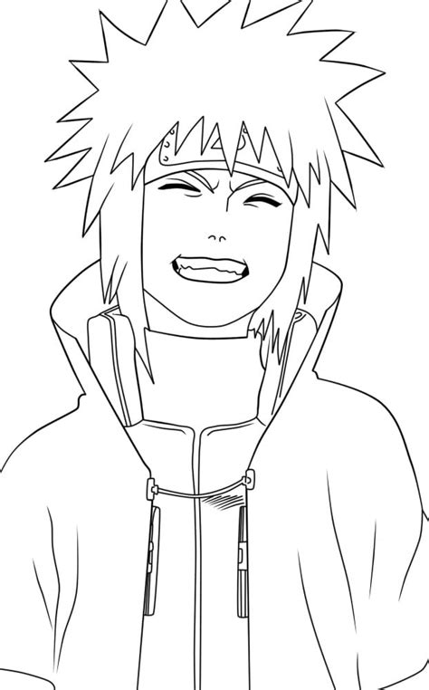 Printable Namikaze Minato Coloring Pages Anime Coloring Pages