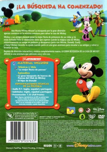 Mickeys Great Clubhouse Hunt 2006 Dvd5 Latino Clasicotas