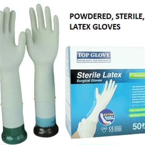 Buy 7 5 Sterile Latex Surgical Glove Powdered Online In Dubai