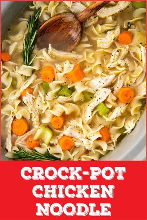 Crock Pot Chicken Noodle Healthycaresite