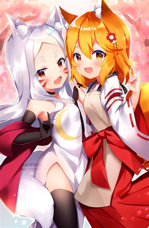 Senko And Shiro Sewayaki Kitsune No Senko San Drawn By