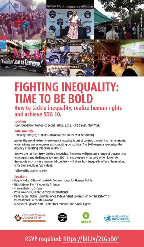 Fighting Inequality Time To Be Bold Cesr