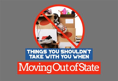Things You Shouldnt Take With You When Moving Out Of State Cheap