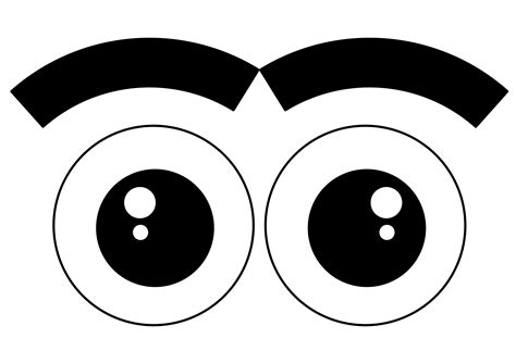 Printable Cartoon Eyes