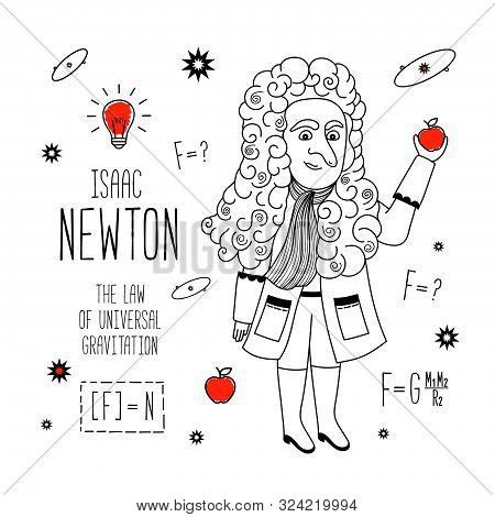 Isaac Newton Vector Vector Photo Free Trial Bigstock