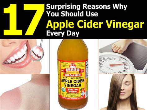 17 surprising reasons why you should use apple cider vinegar every day