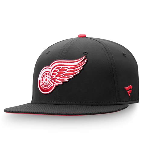 Detroit Red Wings Fanatics Branded Authentic Pro Rinkside Fitted Hat