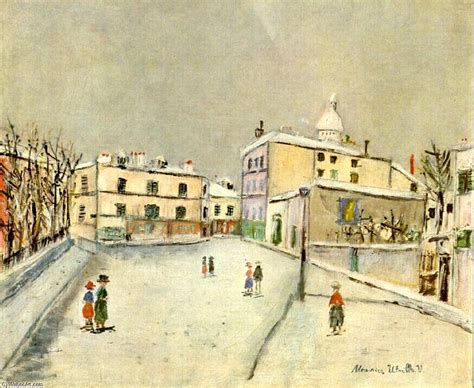 Neige Sur Montmartre De Maurice Utrillo 1883 1955 France