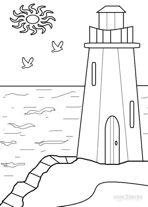 Printable Lighthouse Coloring Pages For Kids | Cool2bKids