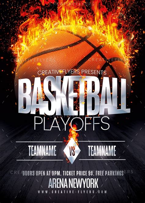 Basketball Flyer Template Photoshop To Download Creative Flyers