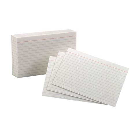 Frankenstein letter 1 to mrs. Oxford Index Cards 4X6 Ruled White 100 Per Pack - ESS40159SP | Tops Products | Supplies,Index Cards