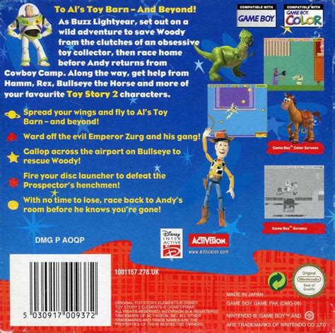 Disneypixar Toy Story 2 Box Shot For Game Boy Color Gamefaqs