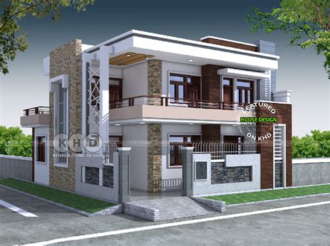 37 Feet By 42 Home Plan With 5 Bedroom Contemporary House