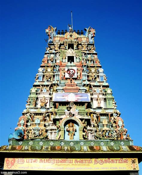 Siruvapuri Murugan Temple Gopuram Architecture Photos Ktsambandan
