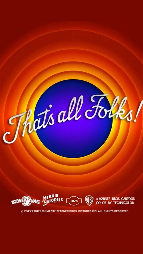 Thats All Folks Wallpapers Wallpaper Cave