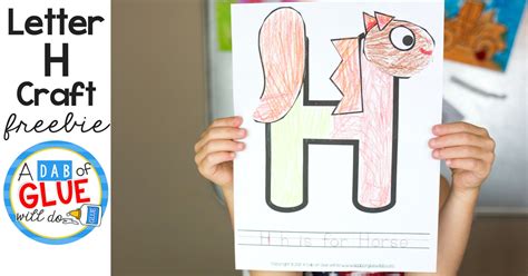 Animal Alphabet H Is For Horse Craft