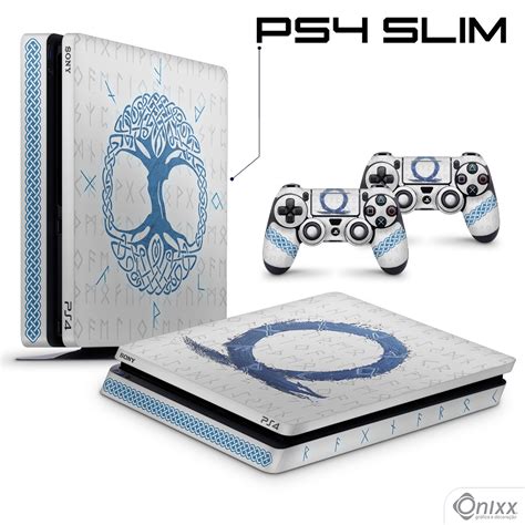 Skin Ps4 Slim Adesiva God Of War Ragnarok Shopee Brasil