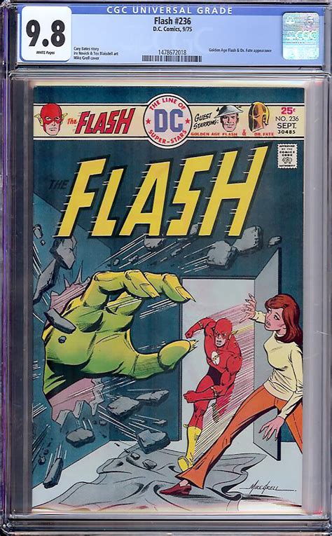 Flash 236 Cgc 98 W Auction Pedigree Comics