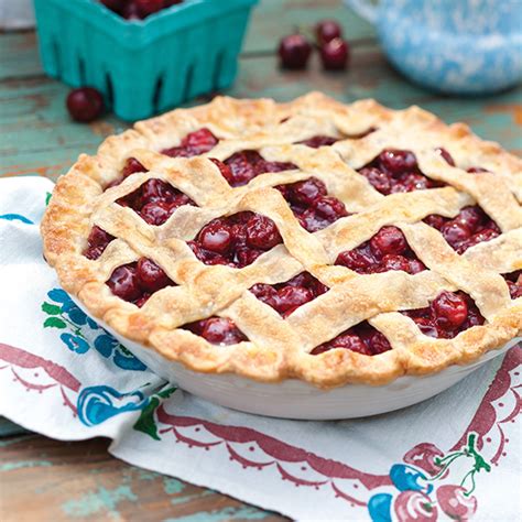 In a large bowl, beat sugar and next 3 ingredients with a mixer at medium speed until combined. Cherry Pie - Paula Deen Magazine