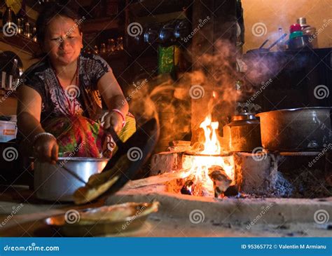 Traditional Nepali Kitchen Editorial Photography Image Of Culture