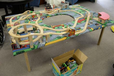 Custom Thomas The Tank Engine Train Table With Trains Ht 23 In Top