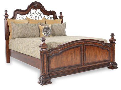 Legacy Royal Traditions Low Post Queen Bed Features Traditional