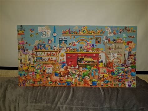 The Entire Toy Stories Cast 42x22 Canvas £50 Arte De Mickey Mouse