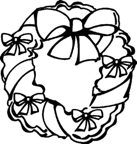 Christmas Wreaths Coloring Pages Coloring Pages For All Ages