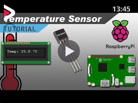 Raspberry Pi Ds B Temperature Sensor Tutorial Dideo