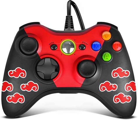 Red Wired Controller For Microsoft Xbox 360slimpc Windows