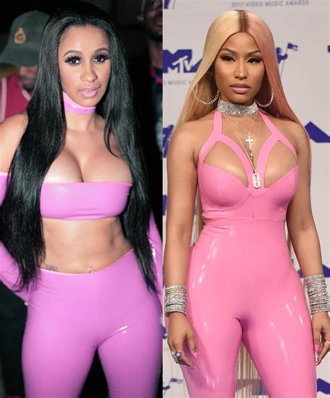 Cardi B Nicki Minaj Style Breakdown The Rappers Are Total Style Twins