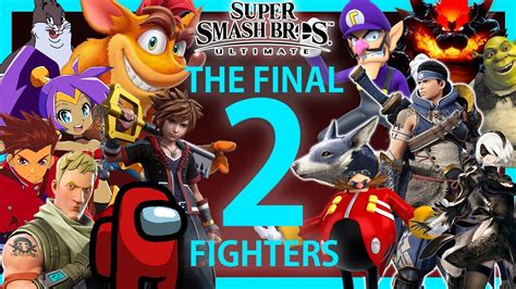 The Final 2 Fighters Predictions Ssbu Fighters Pass 2 Youtube