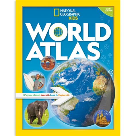 National Geographic Kids World Atlas Book Sixth Edition Shopdisney