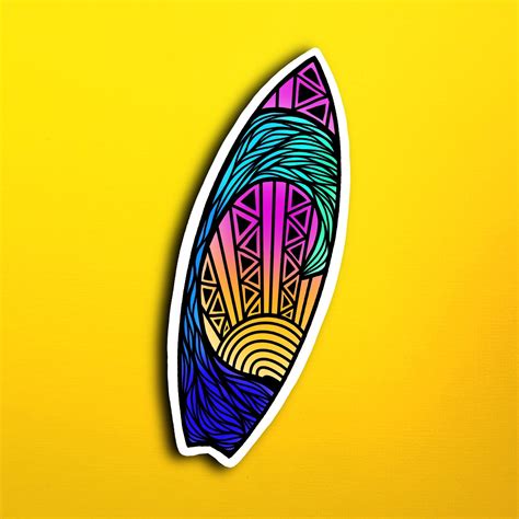 Surfboard Sticker (WATERPROOF)