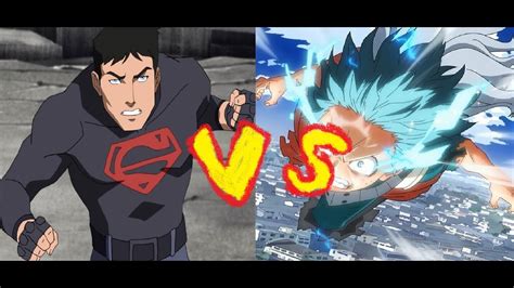 Superboy Young Justice Vs Izuku Midoriya Who Would Win Youtube