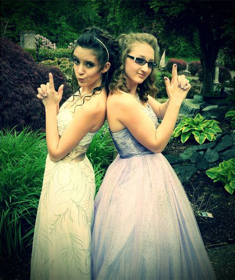 best friends prom pose me and holly hanshew mae locke so need to do this prom poses prom