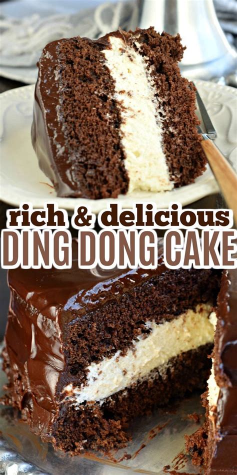 Copycat Hostess Ding Dong Cake Recipe Shugary Sweets