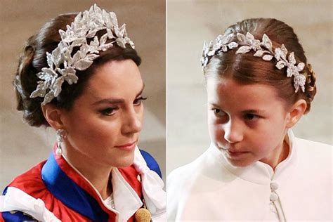 Kate Middleton And Princess Charlotte Wear Matching Headpieces At King