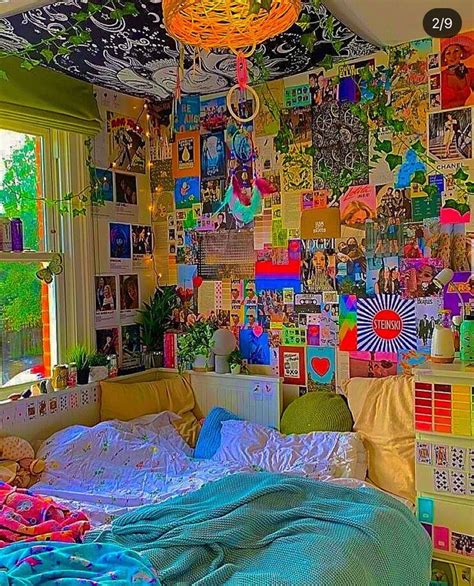 Indie Room 🌈🌈 Indie Room Decor Indie Room Hippie Bedroom Decor