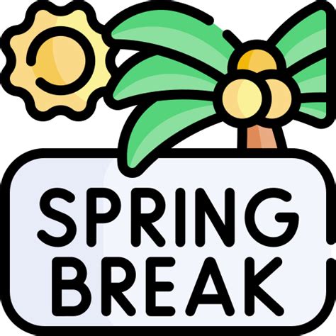Spring Break Free Icon