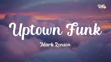Mark Ronson Uptown Funk Lyrics Youtube