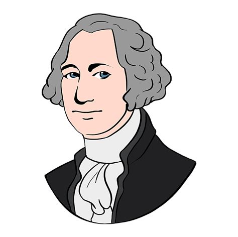 George Washington Easy Drawing Full Body Ng L Nh O Ng I M Chi N Th Ng V Ng Qu C Anh Trong Cu C