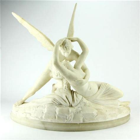 Restored Cupid And Psyche Marble Figure On Stand Figuresgroups