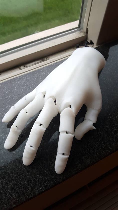 3d Printed Articulated Hand Etsy