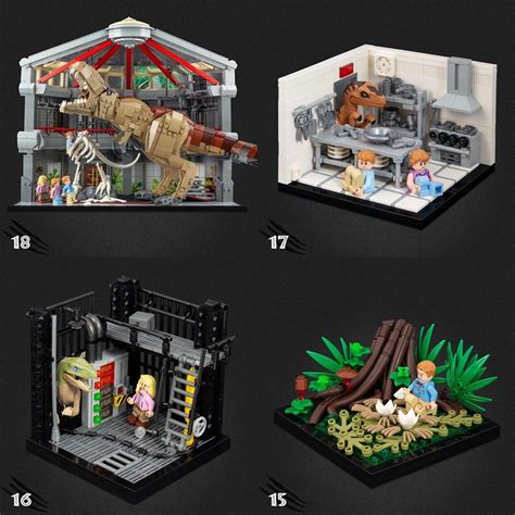 Amazing Lego Jurassic Park Series Lego Jurassic Park Lego Dinosaur