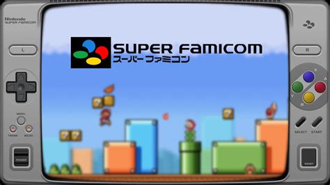 Super Famicom Animated Overlay For Retroarch Youtube